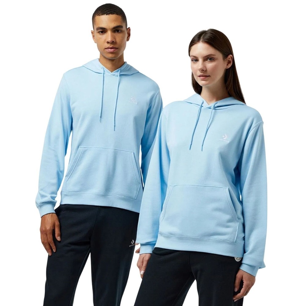 Converse Go-To Unisex Blue Hoodie Medium - Converse